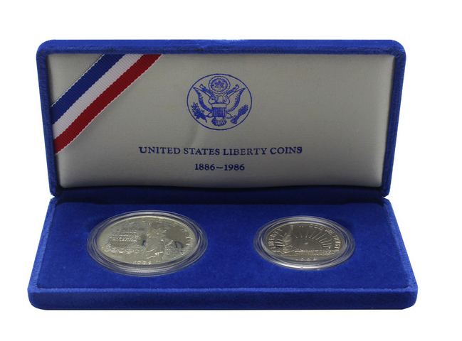 1986 United States Liberty Coins 2枚セット 1986 UNITED STATES LIBERTY COINS