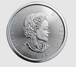E-TRANSFER ONLY - 2020 $2 1/2 oz. 99.99% PURE SILVER COIN - RED-TAILED HAWK