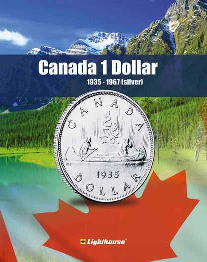 VISTA COIN BOOK CANADA 1 DOLLAR (LOONIES) - VOL 1 - 1935-1967 (SILVER)