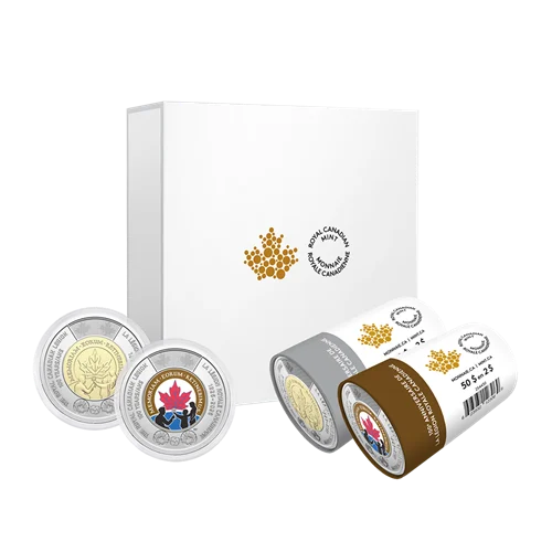 2026 $2 SPECIAL WRAP ROLL BOX SET - 100TH ANNIVERSARY OF THE ROYAL CANADIAN LEGION