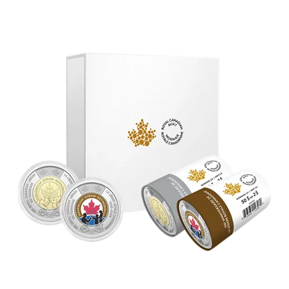 2026 $2 SPECIAL WRAP ROLL BOX SET - 100TH ANNIVERSARY OF THE ROYAL CANADIAN LEGION