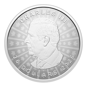 2026 $20 SILVER MAPLE LEAF - 1 OZ FINE SILVER ULTRA HIGH RELIEF