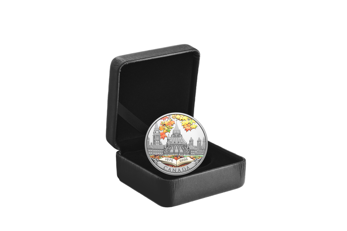 2026 $20 150TH ANNIVERSARY OF THE LIBRARY OF PARLIAMENT - 1 OZ FINE SILVER