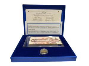 [AUCTION ONLY] 1996 CANADA'S $2 PROOF COIN AND BANK NOTE SET
