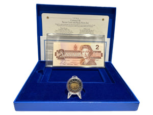 [AUCTION ONLY] 1996 CANADA'S $2 PROOF COIN AND BANK NOTE SET