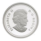 2004 SILVER & GOLD PLATED POPPY QUARTER WITH THE MINT'S ANNUAL REPORT