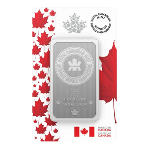 2026 1 OZ PURE SILVER BAR - PROUDLY CANADIAN PACKAGING