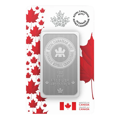 2026 1 OZ PURE SILVER BAR - PROUDLY CANADIAN PACKAGING