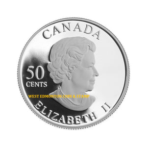 2005 50-CENT STERLING SILVER COIN - MONARCH BUTTERFLY
