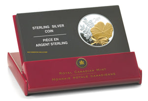 2005 50-CENT STERLING SILVER COIN - GOLDEN ROSE