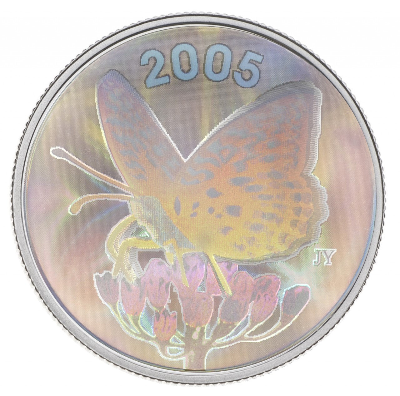 2005 GREAT SPANGLED FRITILLARY BUTTERFLY COIN (COIN #4)