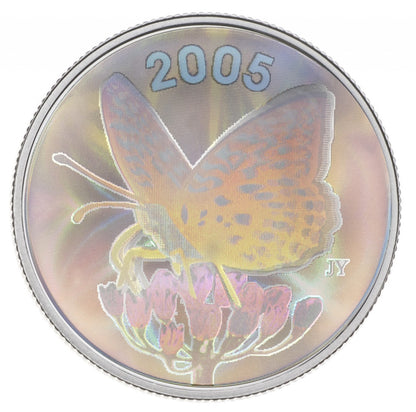 2005 GREAT SPANGLED FRITILLARY BUTTERFLY COIN (COIN #4)