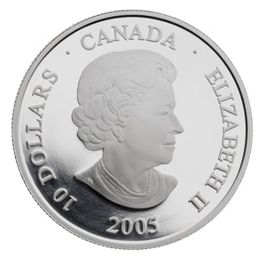 2005 $10 - POPE JOHN PAUL II - FINE SILVER COIN