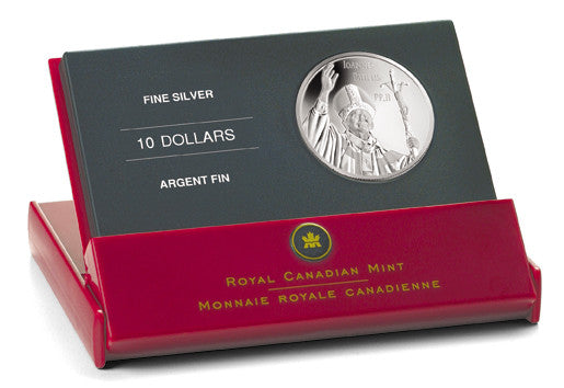 2005 $10 - POPE JOHN PAUL II - FINE SILVER COIN