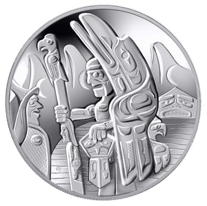2005 1oz $30 STERLING SILVER COIN - TOTEM POLE