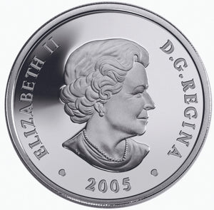 2005 1oz $20 TALL SHIPS COLLECTION - THREE-MASTED SHIP