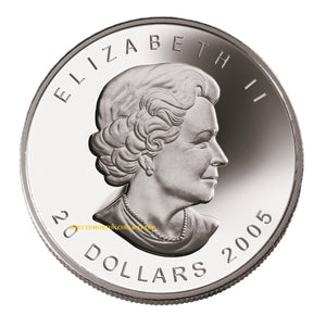 2005 1oz $20 LIGHTHOUSE COLLECTION - TORONTO ISLAND FINE SILVER COIN