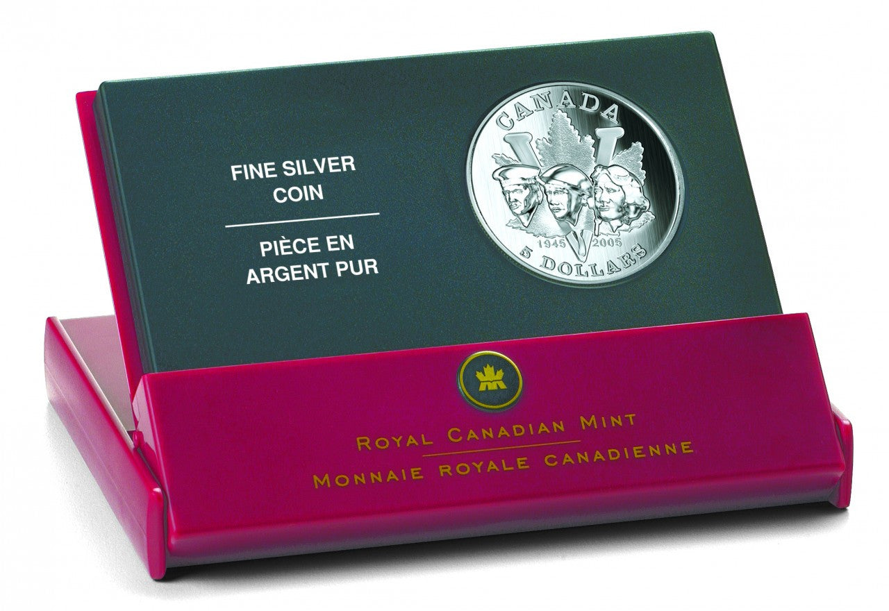 2005 1oz 60TH ANNIVERSARY OF THE END OF THE SECOND WORLD WAR