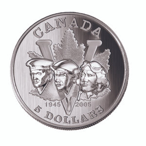 2005 1oz 60TH ANNIVERSARY OF THE END OF THE SECOND WORLD WAR