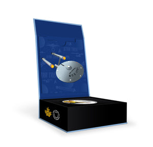 2016 1/2oz $10 STAR TREK™: CAPTAIN KIRK FINE SILVER COIN