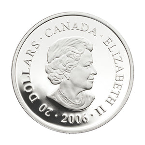 2006 1oz $20 CN TOWER FINE SILVER COIN ARCHITECTURAL TREASURES SERIES
