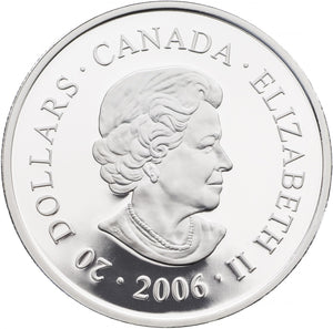 2006 1oz $20 - NOTRE DAME BASILICA OF MONTREAL - FINE SILVER COIN