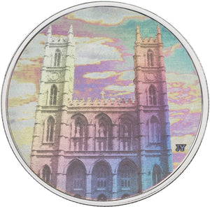 2006 1oz $20 - NOTRE DAME BASILICA OF MONTREAL - FINE SILVER COIN