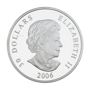 2006 1oz $30 STERLING SILVER COIN - BEAUMONT HAMEL NEWFOUNDLAND MEMORIAL