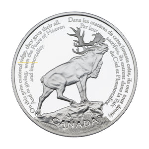 2006 1oz $30 STERLING SILVER COIN - BEAUMONT HAMEL NEWFOUNDLAND MEMORIAL