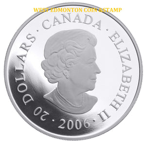 2006 1oz $20 - NATIONAL PARKS - GEORGIAN BAY ISLANDS - FINE SILVER COIN