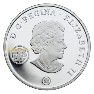 2007 $20 STERLING SILVER PLASMA COIN - INTERNATIONAL POLAR YEAR