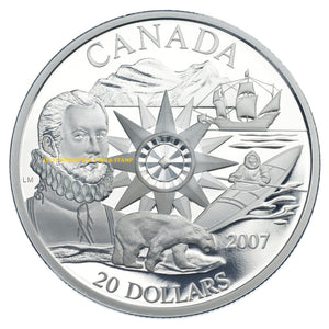 2007 $20 STERLING SILVER COIN - INTERNATIONAL POLAR YEAR