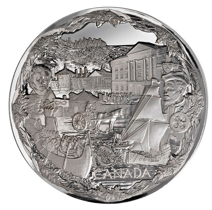 E-TRANSFER ONLY - 2008 $250 OLYMPIC - TOWARDS CONFEDERATION - FINE SILVER KILO