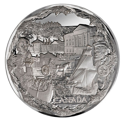 E-TRANSFER ONLY - 2008 $250 OLYMPIC - TOWARDS CONFEDERATION - FINE SILVER KILO