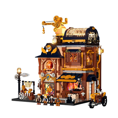 [PRE-ORDER] STEAMPUNK MECHANICAL WORKSHOP LUMIBRICKS