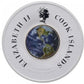 2008 1oz $1 COOK ISLAND FINE SILVER COLOURED PROOF COIN - FIRST MAN IN SPACE: YURI GAGARIN (PERTH MINT)