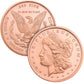 1oz GSM MORGAN COPPER ROUND