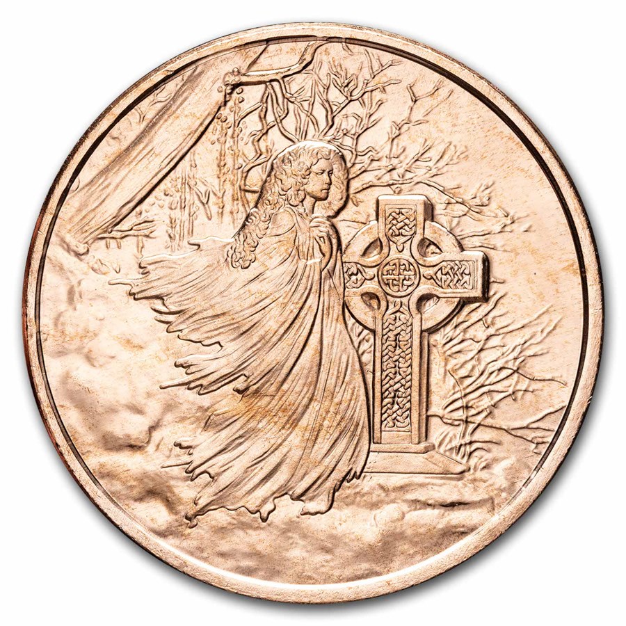 1oz CELTIC LORE SERIES: BANSHEE COPPER ROUND