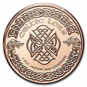 1oz CELTIC LORE SERIES: BANSHEE COPPER ROUND