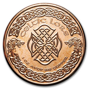 1oz CELTIC LORE SERIES: THE MORRIGAN COPPER ROUND