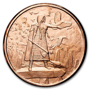 1oz CELTIC LORE SERIES: THE MORRIGAN COPPER ROUND