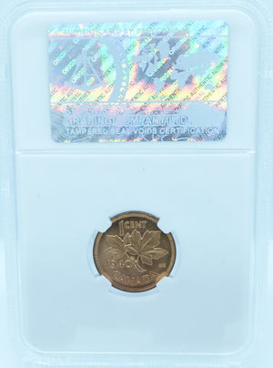 1940 1 CENT CANADA – MS 65 – GRADED (346-010)