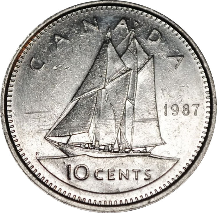 1987 10-CENT WRAP ROLL