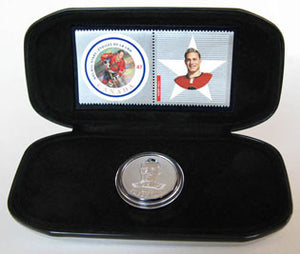 2001 - NHL ALL-STARS BOBBY HULL STAMP & MEDALLION SET