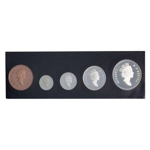 1998 90TH ANNIVERSARY PROOF COIN SET (MIRROR) (HAIR SIZE CRACK)