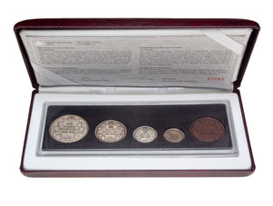 1998 90TH ANNIVERSARY PROOF COIN SET (MIRROR) (HAIR SIZE CRACK)
