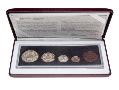 1998 90TH ANNIVERSARY PROOF COIN SET (MIRROR) (HAIR SIZE CRACK)