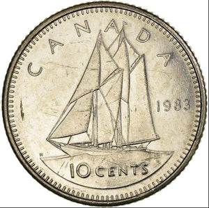 1983 10-CENT WRAP ROLL