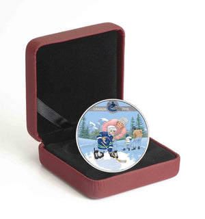 2018 1/2oz $10 LEARNING TO PLAY: VANCOUVER CANUCKS® FINE SILVER COIN