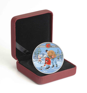 2018 1/2oz $10 LEARNING TO PLAY: CALGARY FLAMES® FINE SILVER COIN